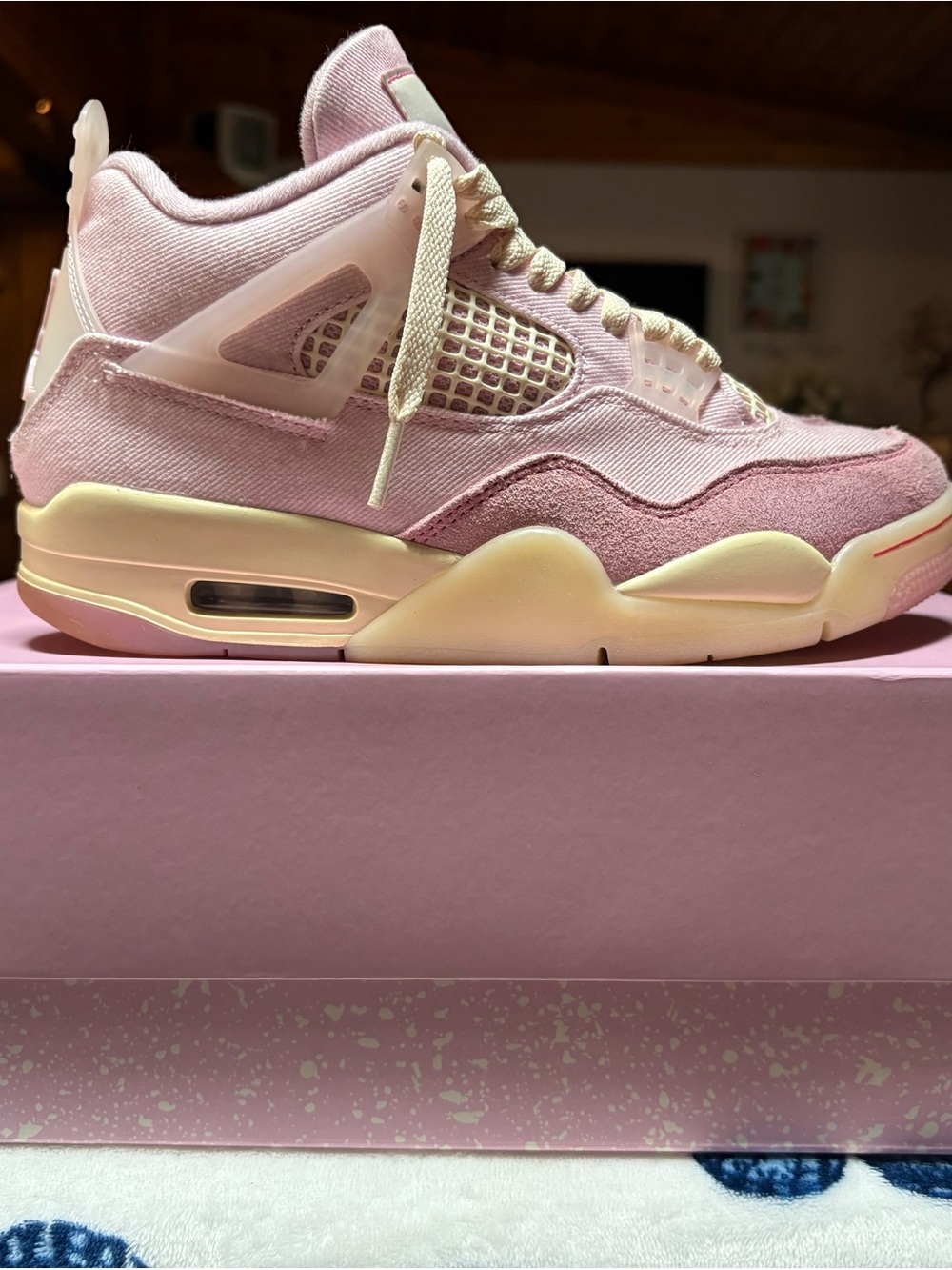 Women's Pearl Pink Air Jordan 4